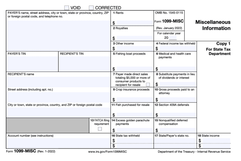 1099 Blank Form 2025 Muire Tiphani