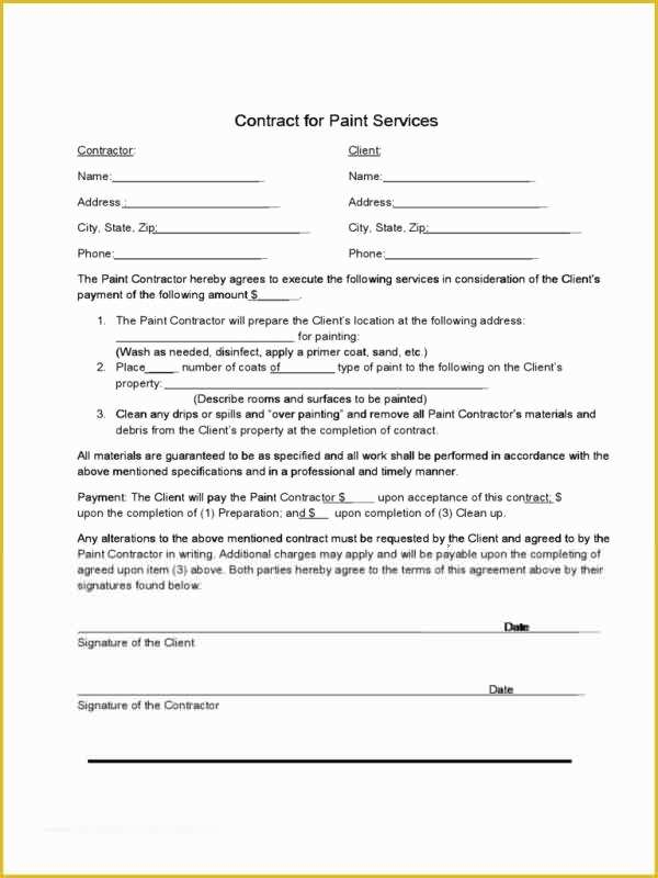 1099 Employee Contract Template