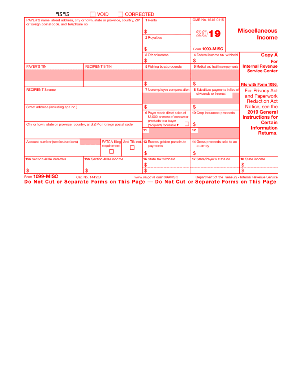 1099 Printable Form 2025 David Le Fanu