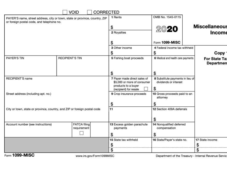 1099 Printable Form 2025 William M Nygaard