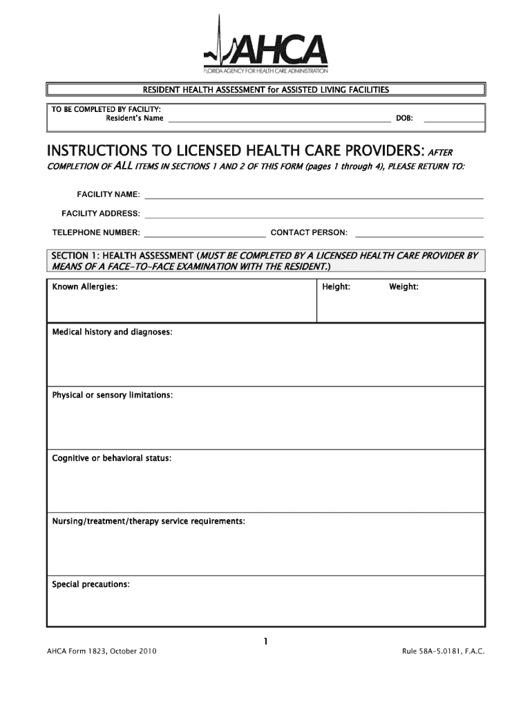 1823 Florida Printable 2010 2025 Form Fill Out And Sign Printable PDF 