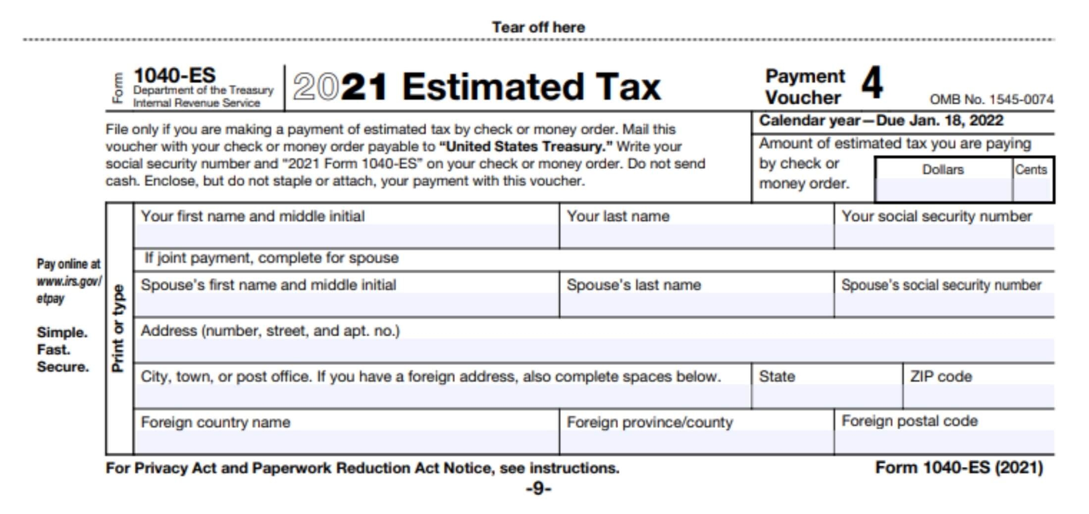 2025 Form 1040 Es Lara Ives