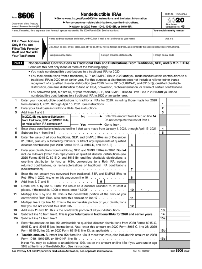 8606 2020 2025 Form Fill Out And Sign Printable PDF Template 