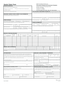 Ada Dental Claim Form Fillable Fillable Form 2025