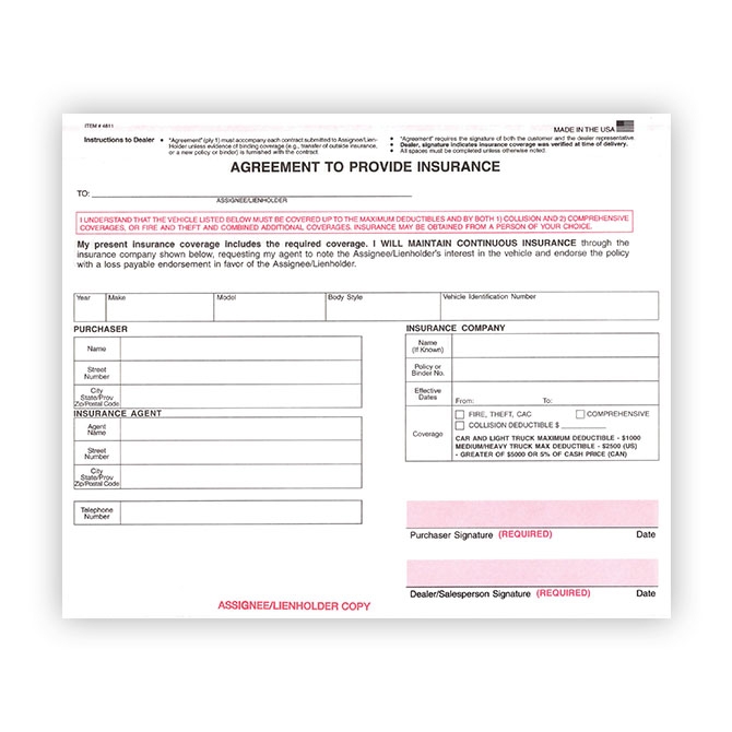 Agreement To Provide Insurance Graphic Resources Inc 