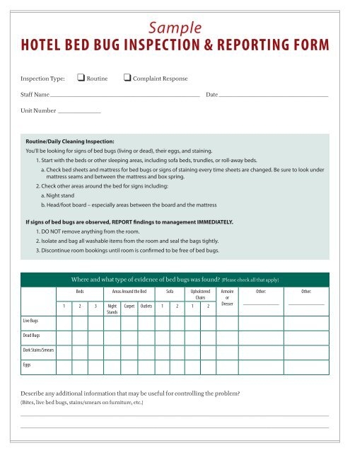 Bed Bug Registry