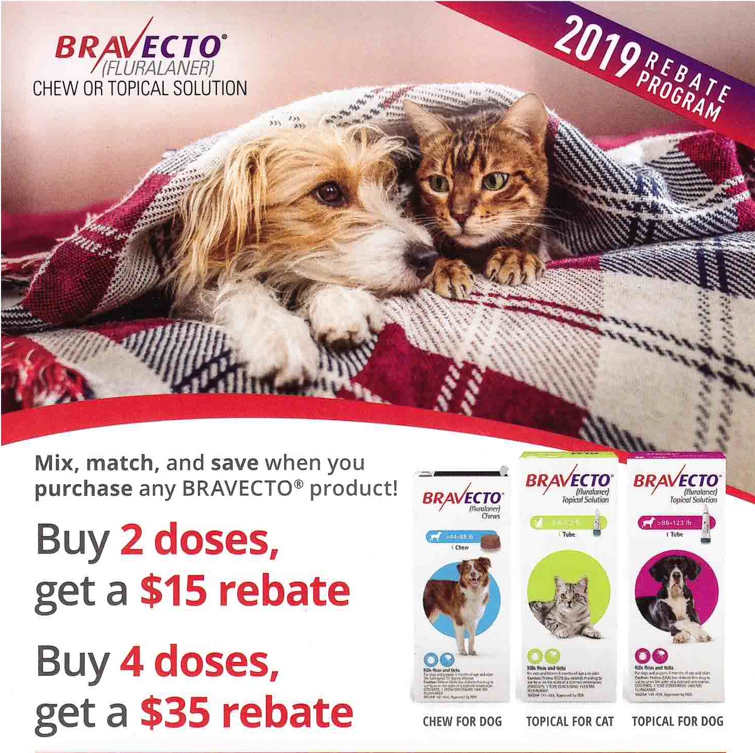 Bravecto Rebate Program Rebate Forms