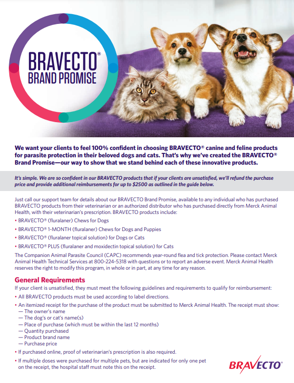 Bravecto World Wide Rebates