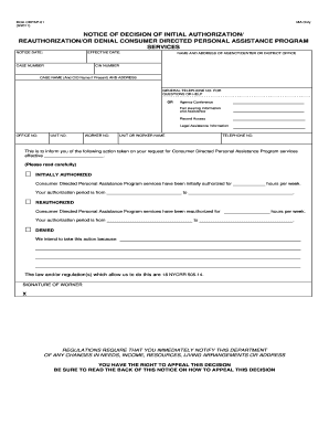 Cdpap Application Form Fill Online Printable Fillable Blank 