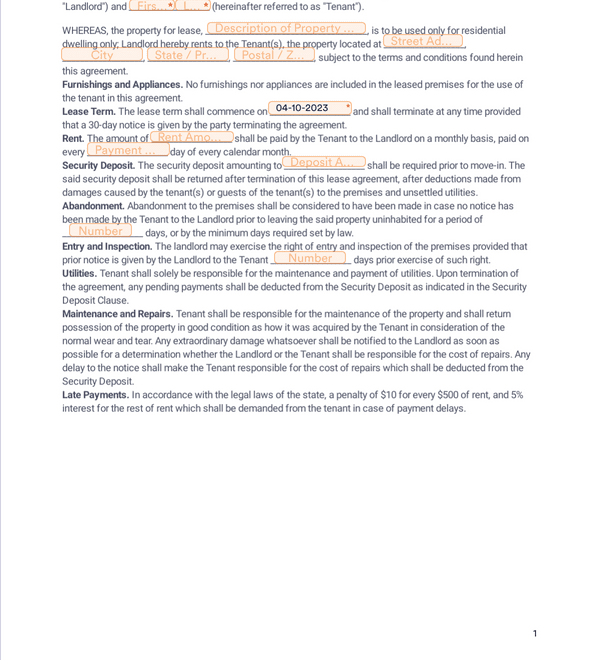 Chicago Residential Lease Agreement 2025 Laila Skye