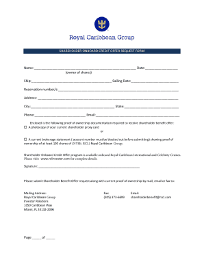 Fillable Online Shareholder Benefit Request Form Fill And Sign