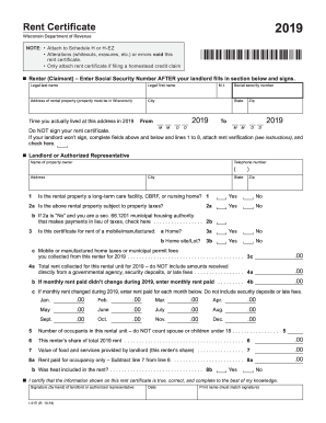 Wisconsin Homestead Credit Form 2025 Printable
