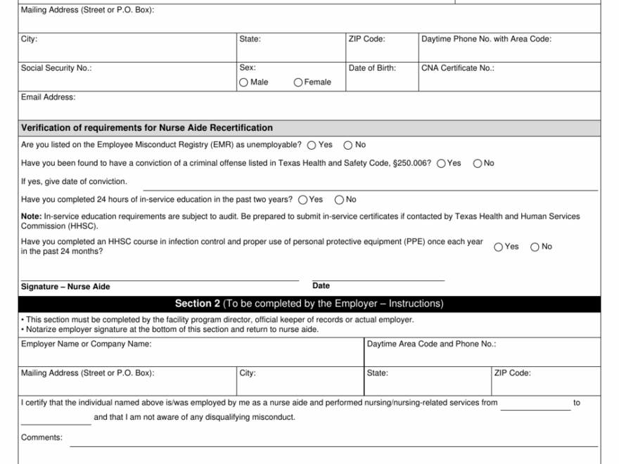 Form 5506 NAR Download Fillable PDF Or Fill Online Employment