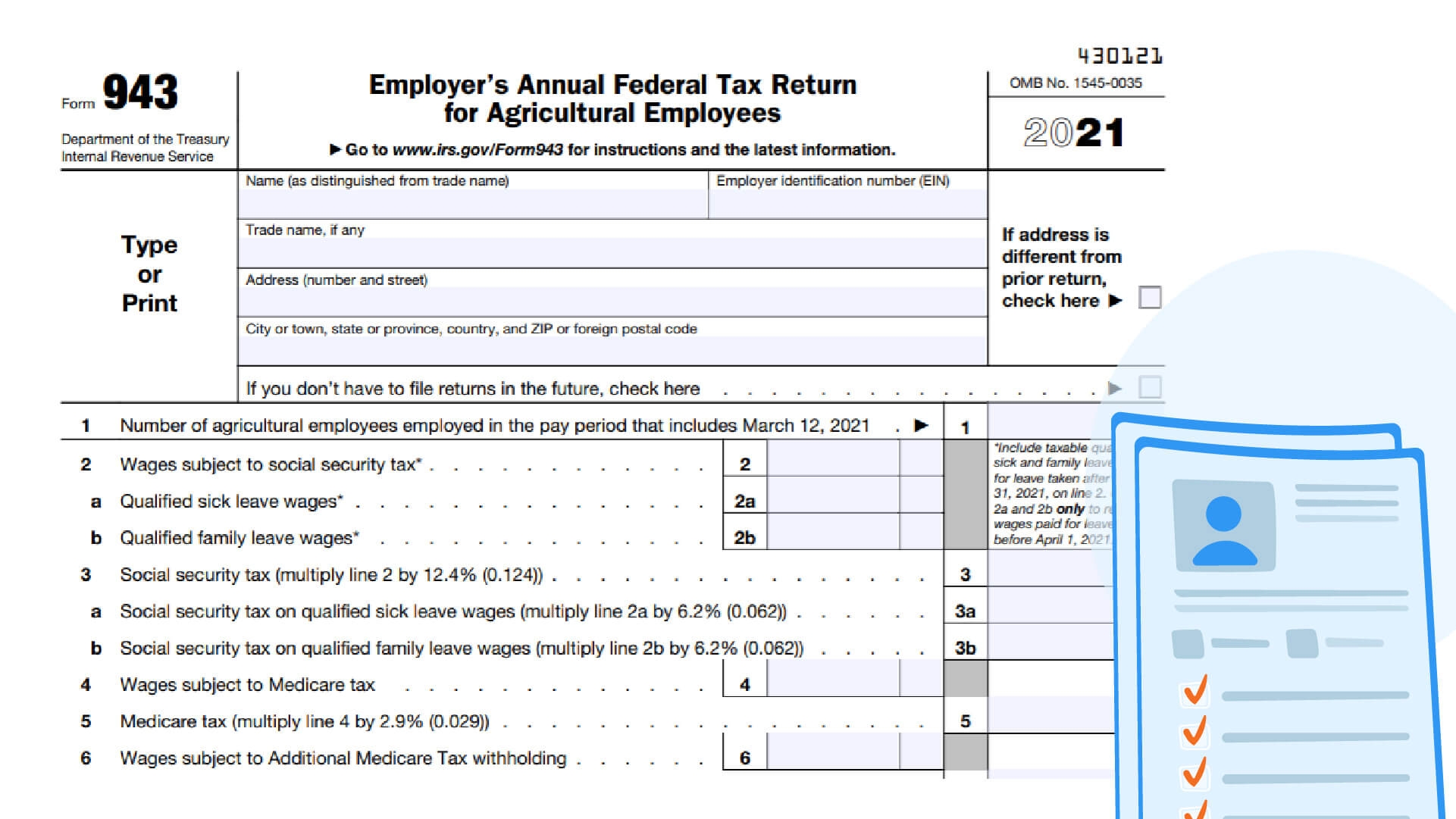 Irs Form 943 For 2025 Printable