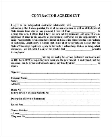 FREE 23 Sample Printable Agreement Forms In PDF MS Word