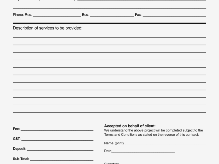 Free 8 Samples Of Service Contract Template 392 Free Printable