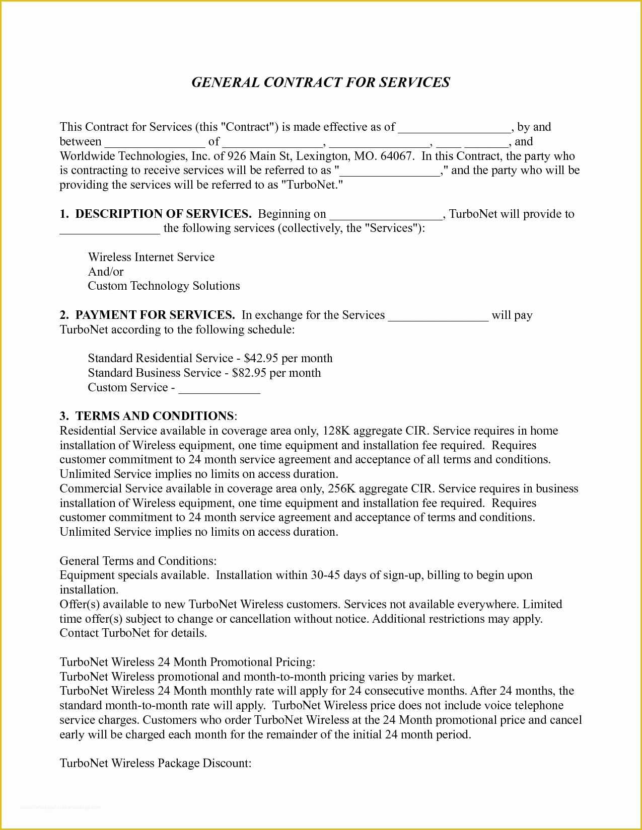 Free General Contractor Agreement Template Of Sales Agreement Templates 