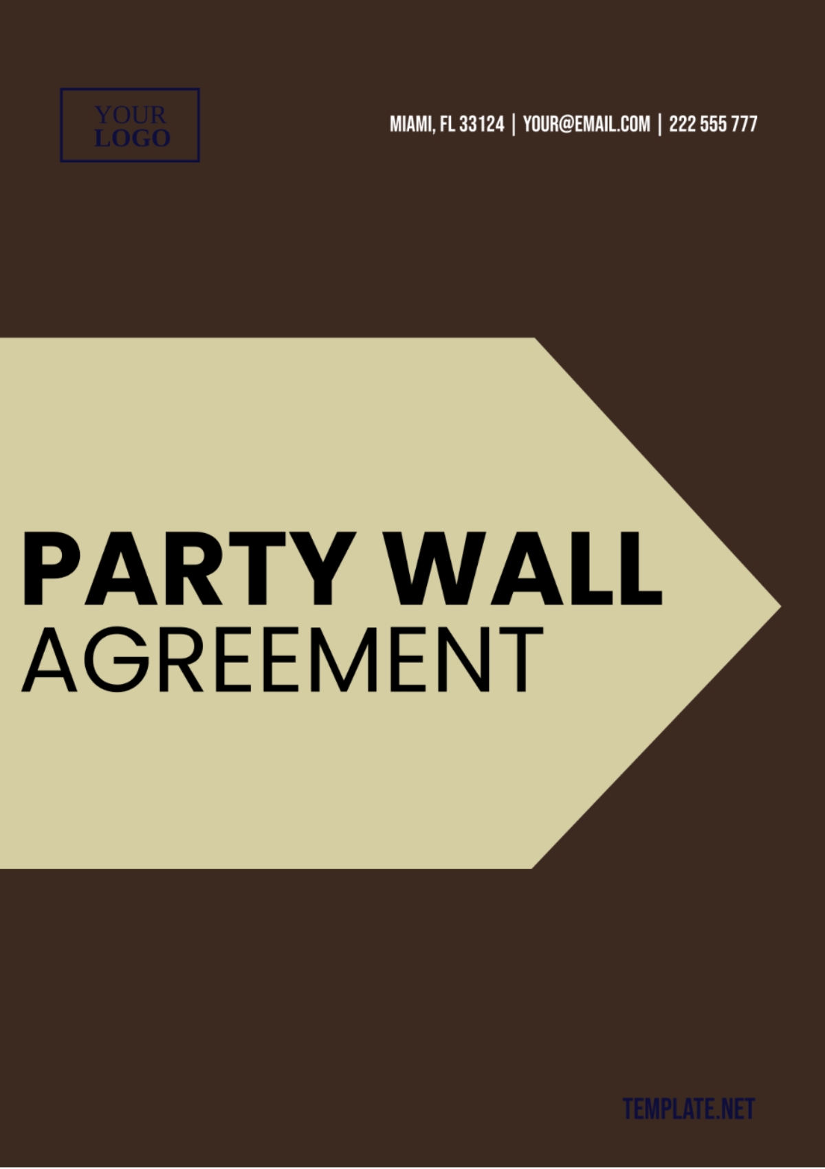 Free Party Wall Agreement Template To Edit Online