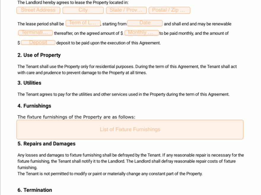 Free Printable One Year Lease Agreement Download Free Printable One