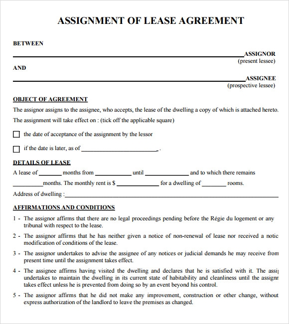 Free Printable Lease Extension Agreement Template