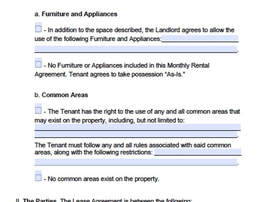 Free Virginia Month to Month Lease Agreement Template PDF Word