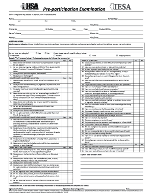 Illinois Sports Physical Form 2020 2025 2020 2025 Fill And Sign 