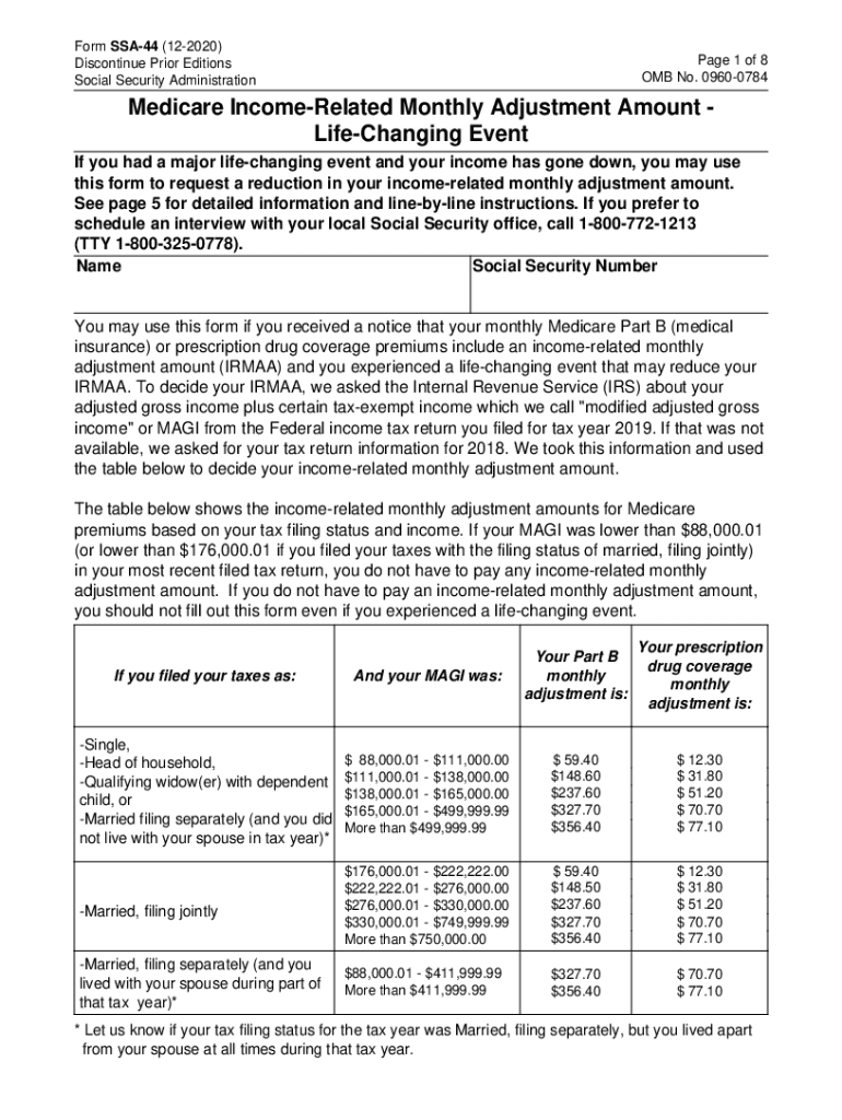 Irmaa Reimbursement Form 2025 Printable
