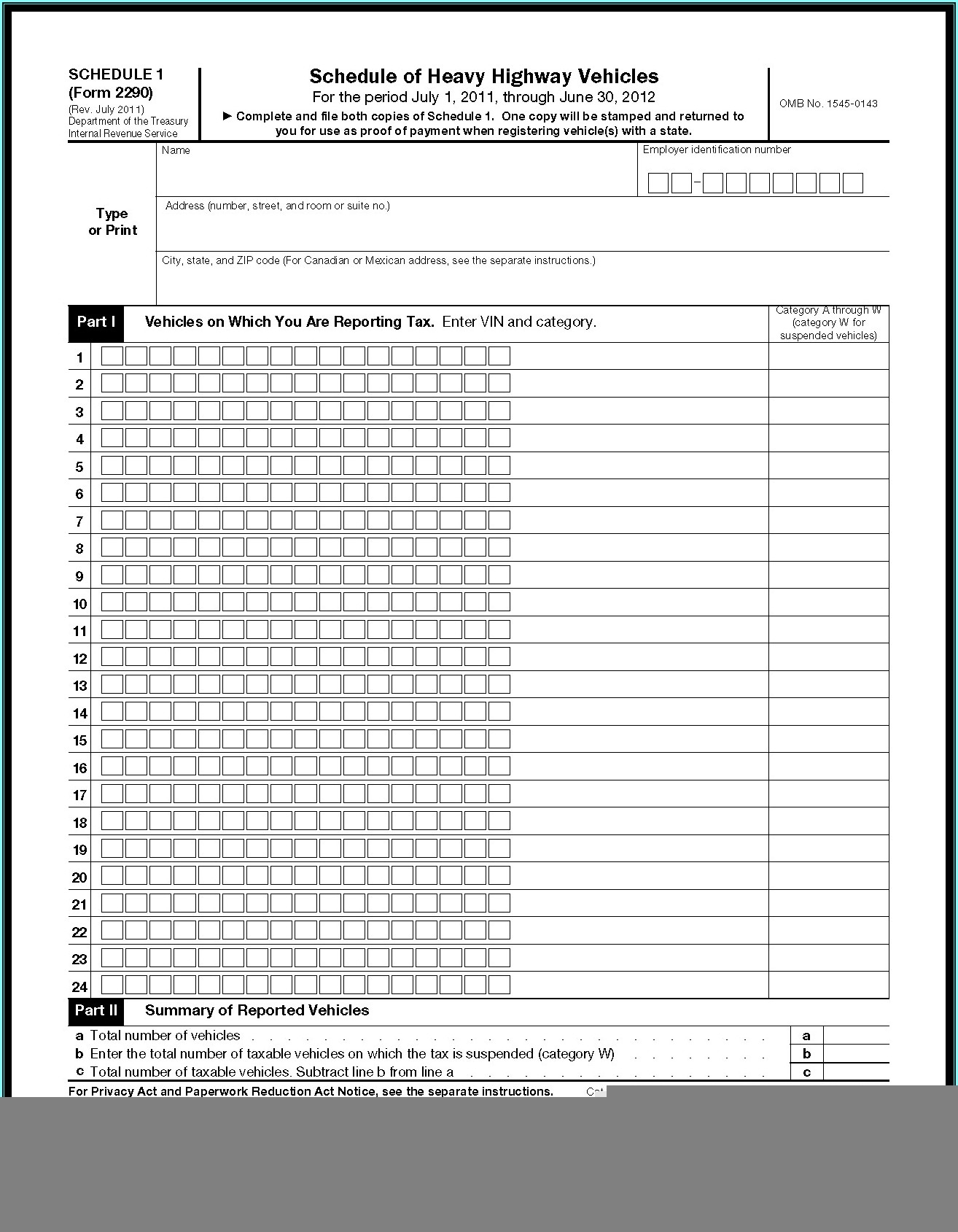 Irs 2290 Form 2025 Printable Jack Blanchard