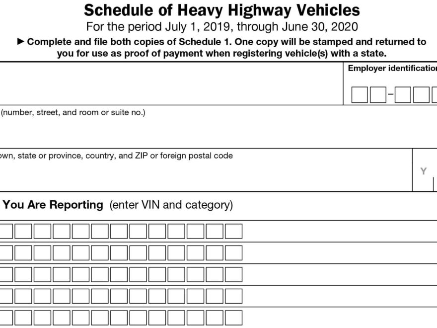 Irs 2290 Form 2025 Printable Stefanie P Werner