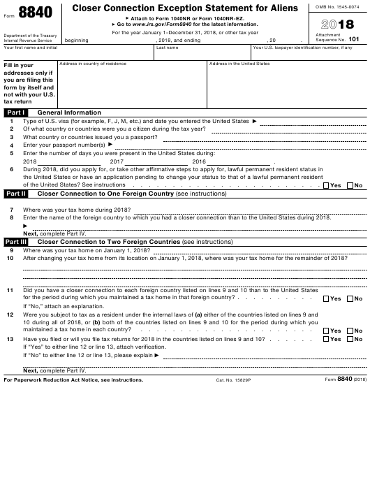 Irs Form 8840 Printable Printable Form 2024