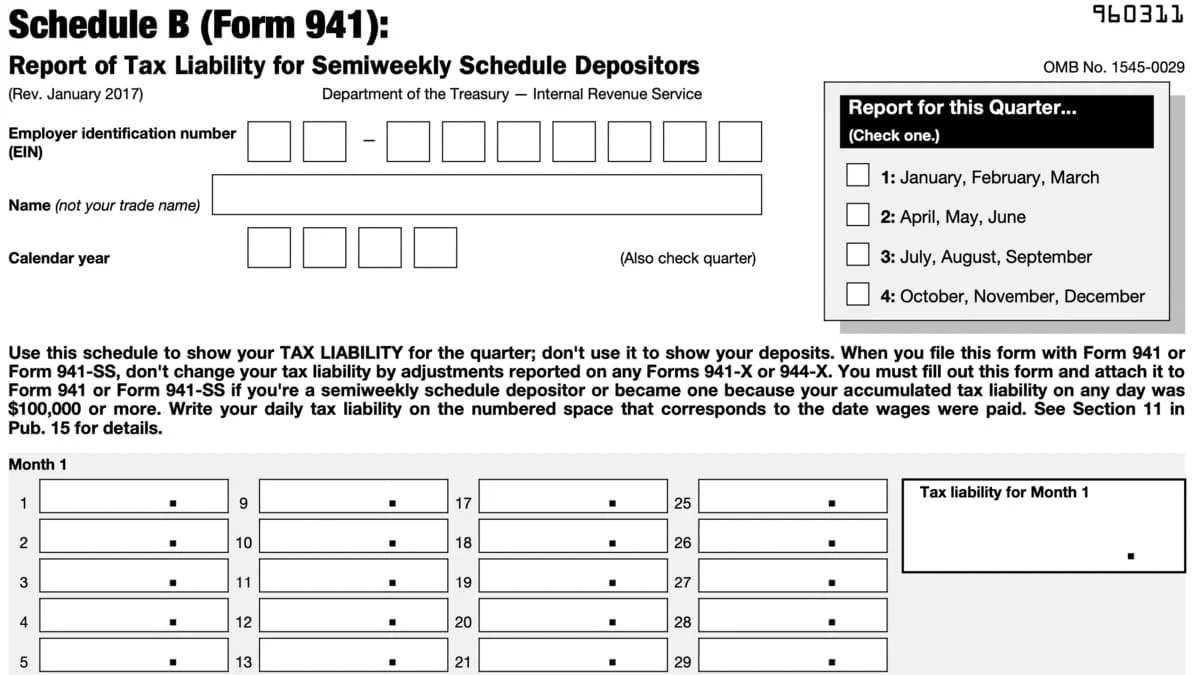 Irs Form 941 For Year 2025 James F Callahan