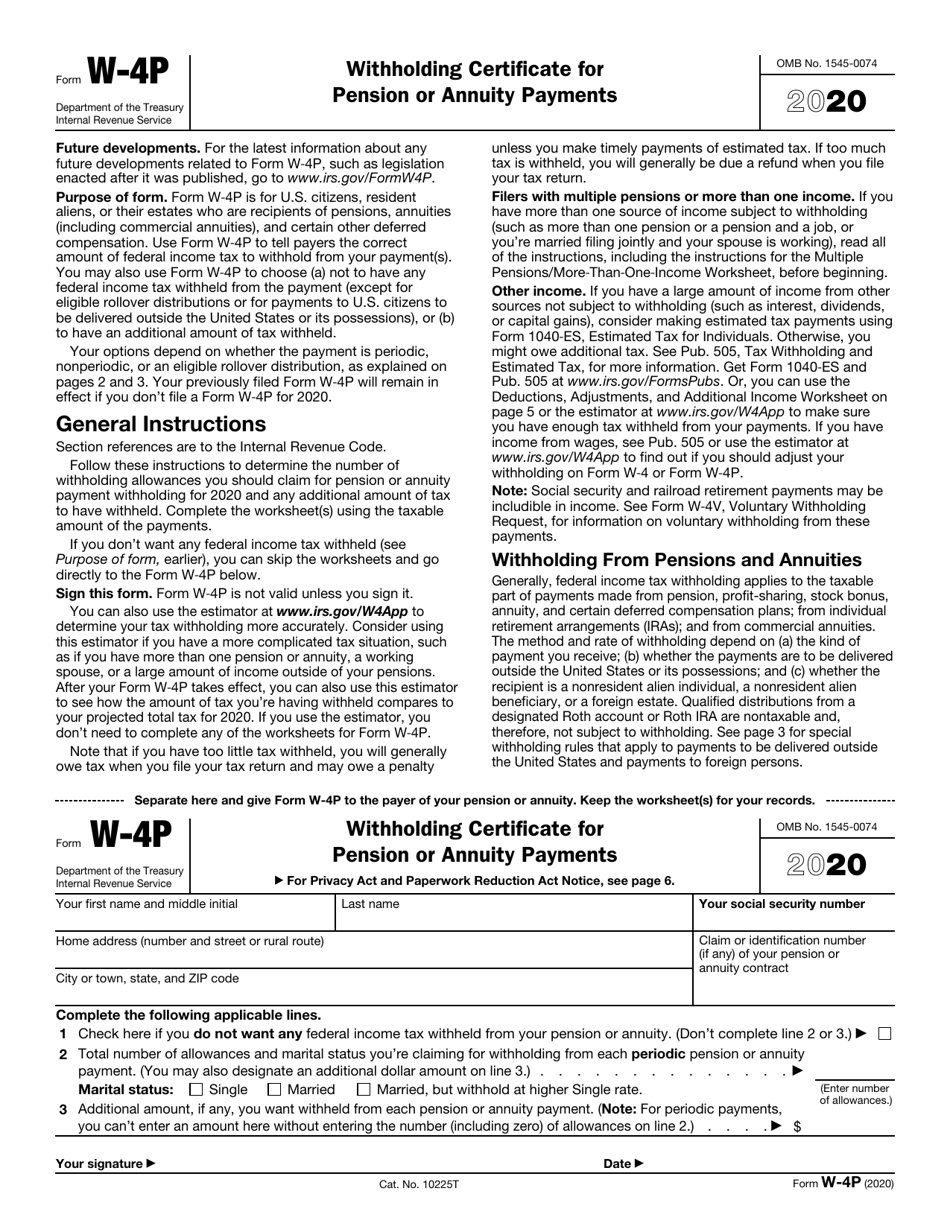 Irs Form W 4p 2025 Printable Sara L Schultheiss