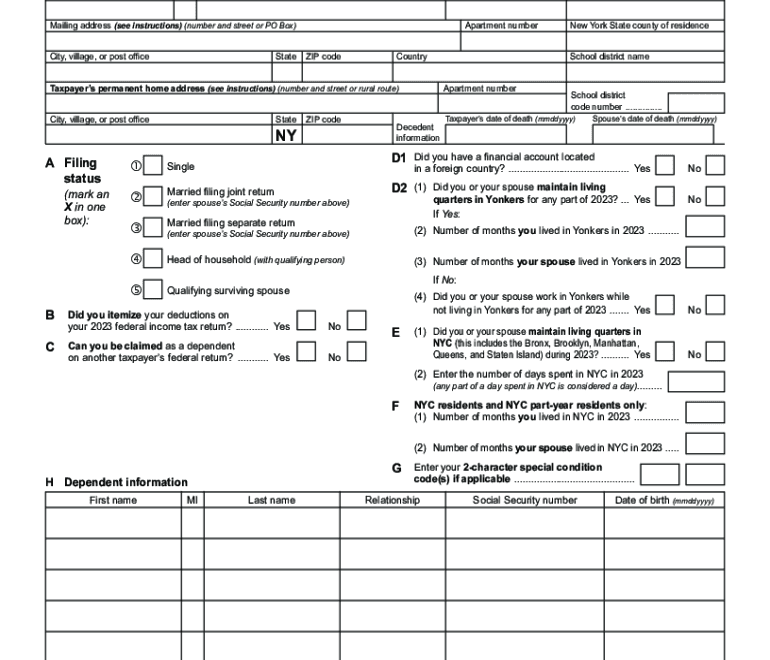 It 201 2023 2025 Form Fill Out And Sign Printable PDF Template