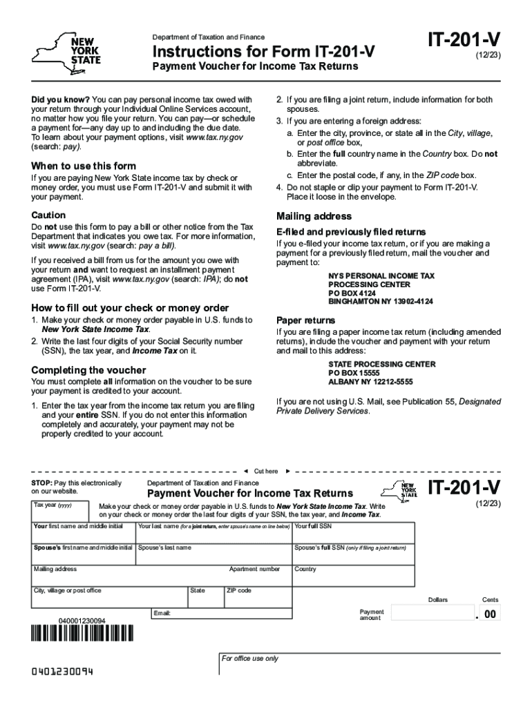 It 201 V 2023 2025 Form Fill Out And Sign Printable PDF Template 
