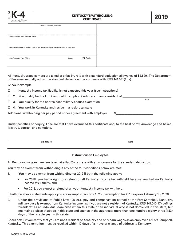 Kentucky K 4 Form 2025 James Dunne
