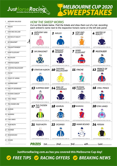 Melbourne Cup Printable Form Guide Printable Forms Free Online