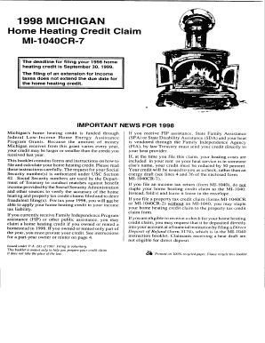 2025 Home Heating Credit Form Printable