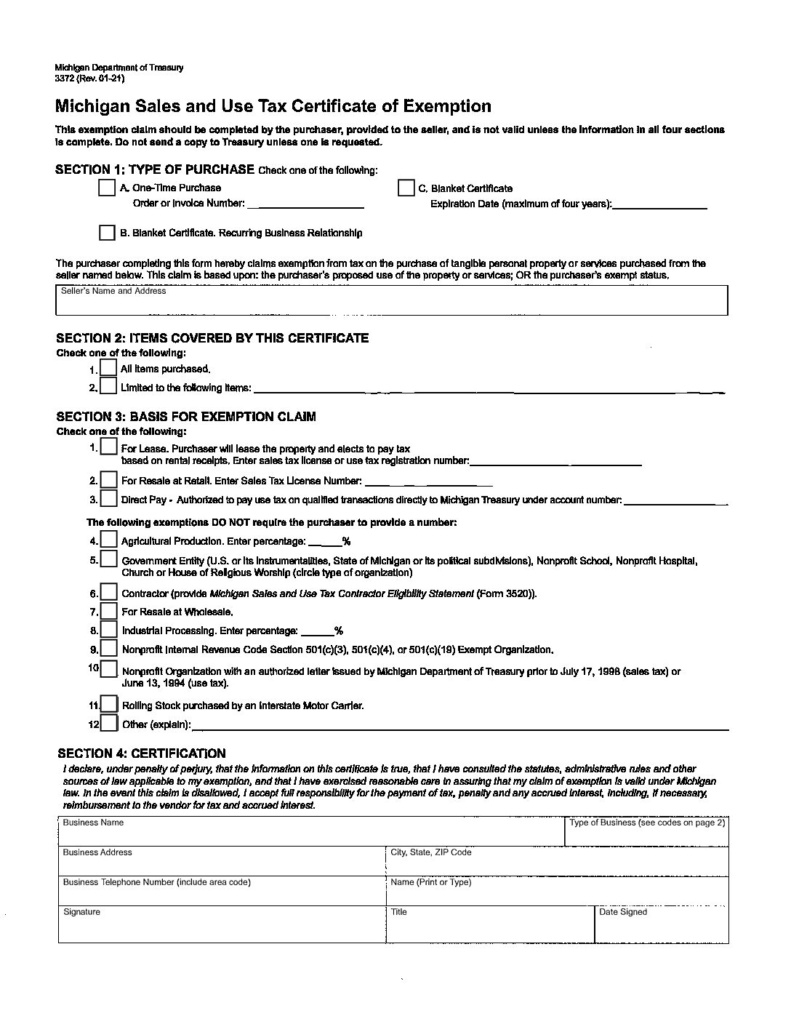Michigan Sales Tax Form 2025 Laerke N Jespersen