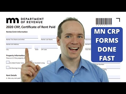 MN DoR CRP 2025 Form Printable Blank PDF Online