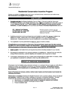 National Fuel Rebate Form 2025 Printable