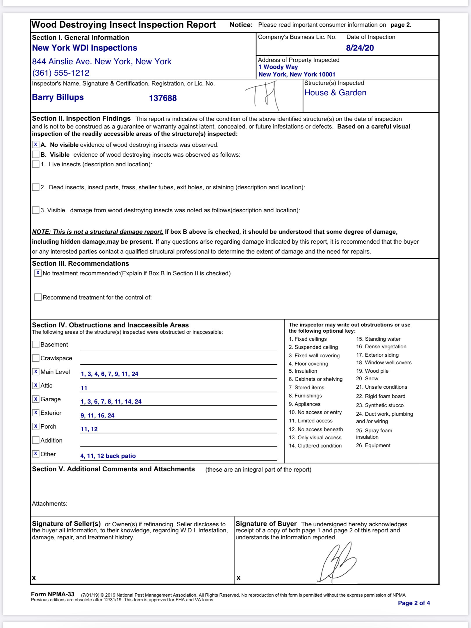 Npma 33 Form 2025 Printable