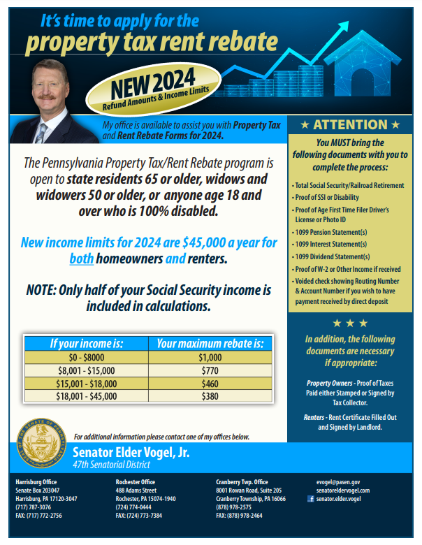PA Rent Rebate Form 2025