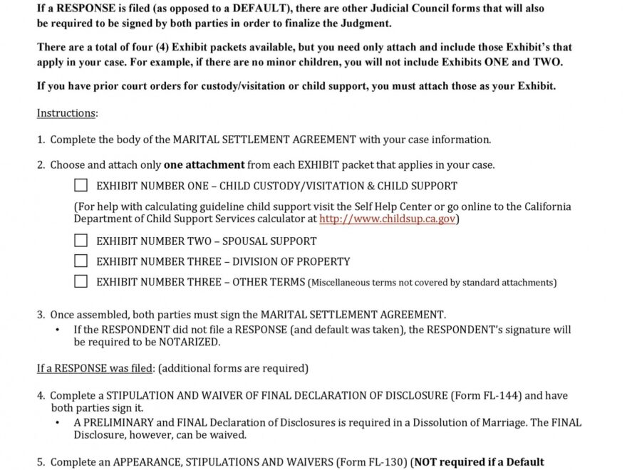 Printable 42 Divorce Settlement Agreement Templates 100 Free Divorce