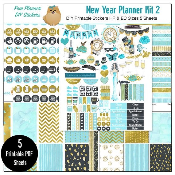 Printable Blue And Gold Order Form 2025