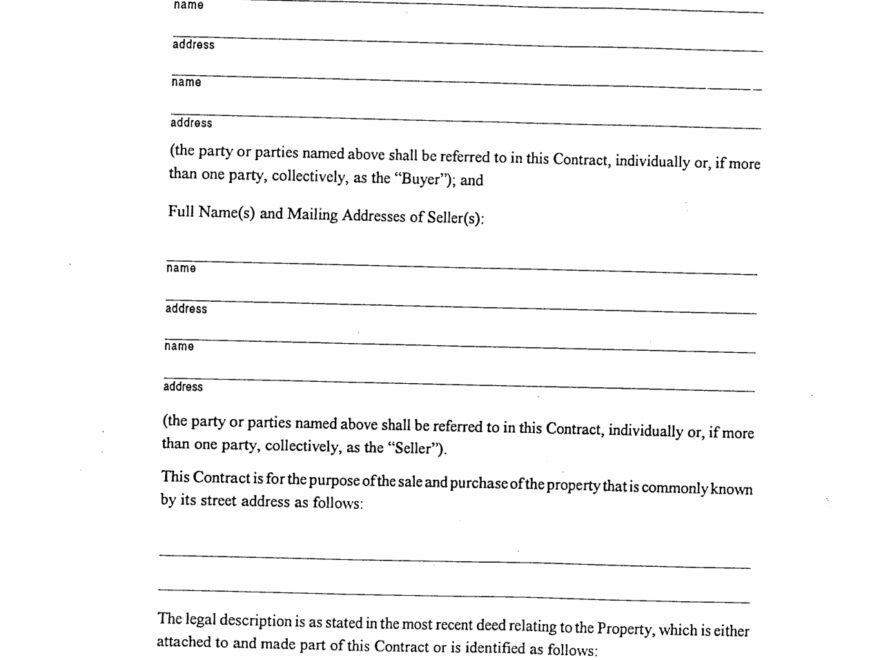 Printable Free Blank Purchase Agreement Form Printable Form 2024