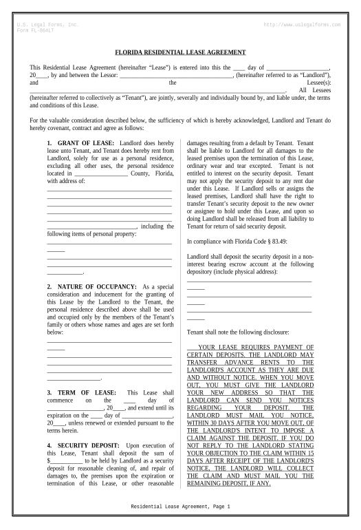 Printable Lease Agreement FlorIDa AirSlate Worksheets Library