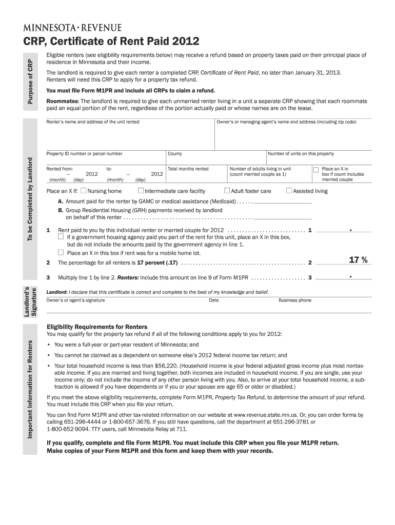 Printable Of Crp Is Form Fill Out And Sign Printable PDF Template 