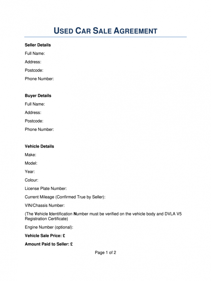 Printable Private Car Sale Receipt Uk Fill Online Printable Vehicle 