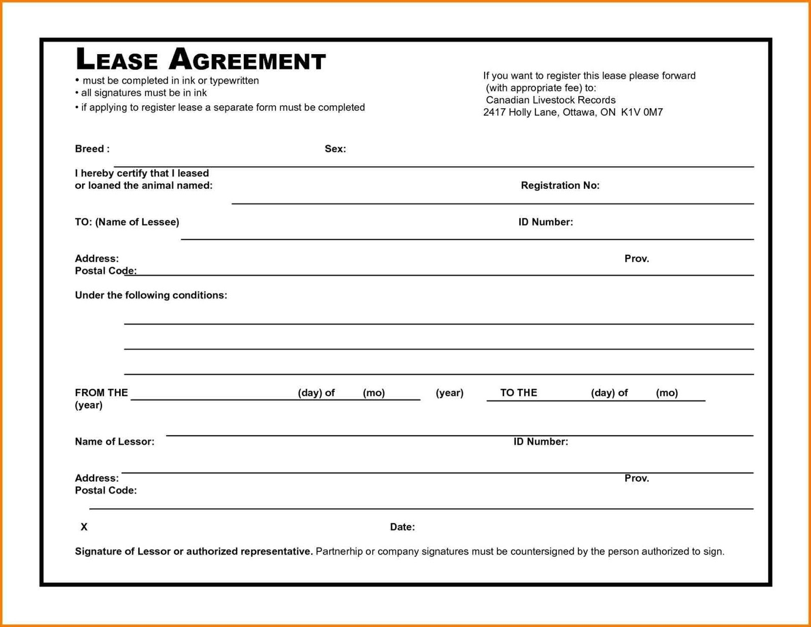 Printable Rental Agreement Forms Printable Forms Free Online