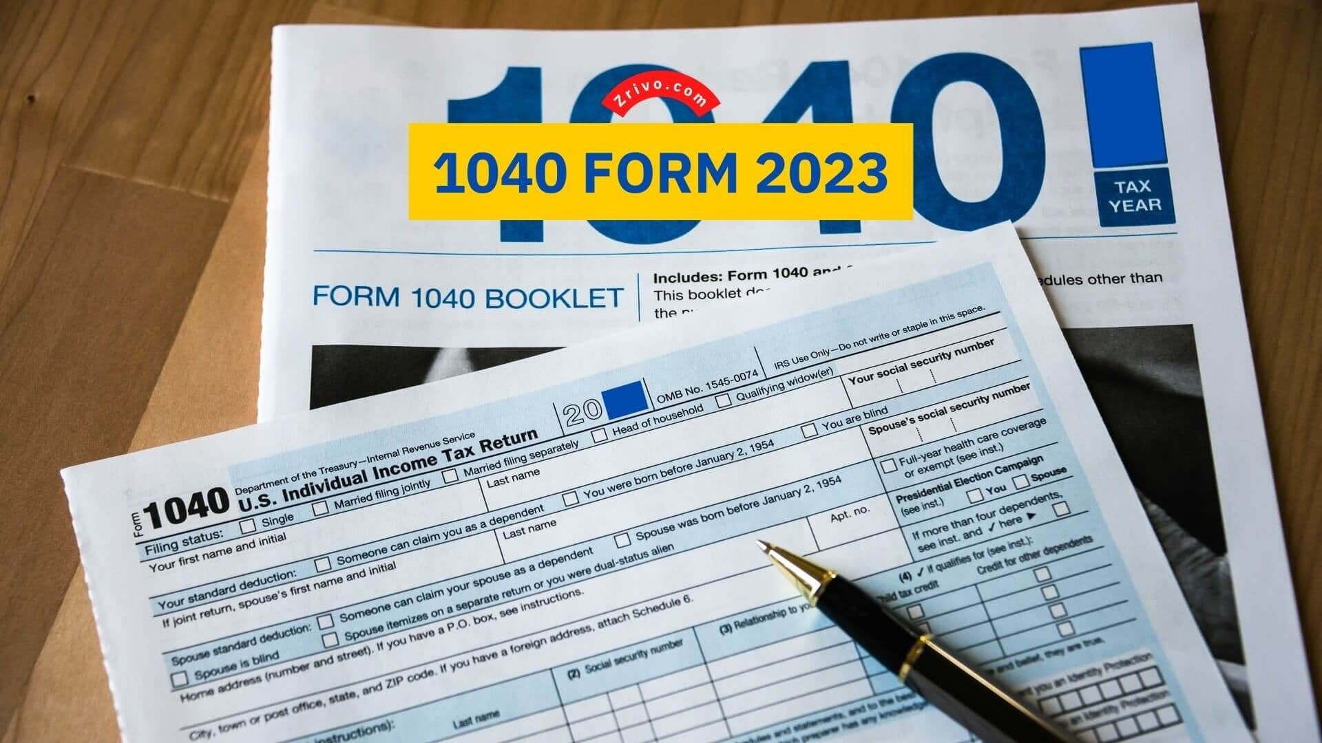 Printable Form 1040 For 2025
